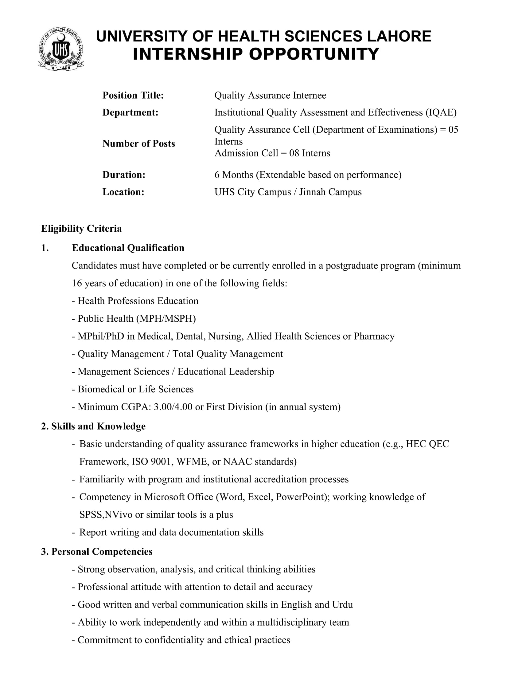 Medical Professionals Required